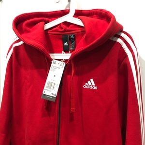 [NWT] ADIDAS UNISEX FLEECE SWEATSHIRT HOODIE SMALL